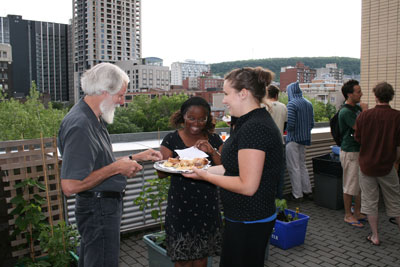 Lancement du jardin et petits hors d'oeuvres