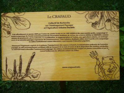 Plaquette CRAPAUD